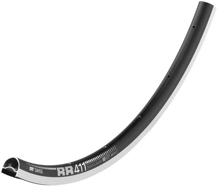 Dt Swiss Rr 411 700c 21 Symmetric Rb Vi Tubeless Road Bike Rim Black 700C 28H unisex