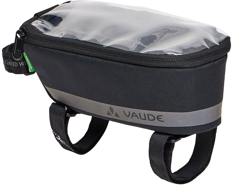 Vaude Bike Top Tube Phone Frame Bag Black One Size unisex