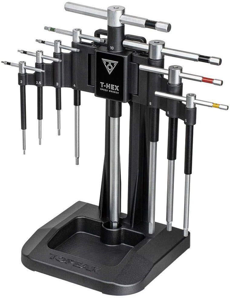 Topeak T-hex Speed Wrench Set Black / Silver One Size unisex
