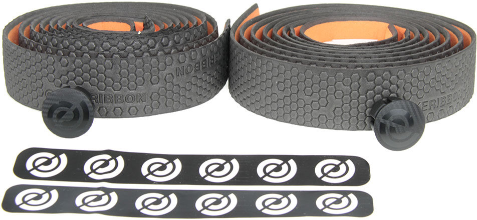 Bike Ribbon Gravel Plus 5 Mm Thick Honeycomb Super Grip Handlebar Tape Black One Size unisex