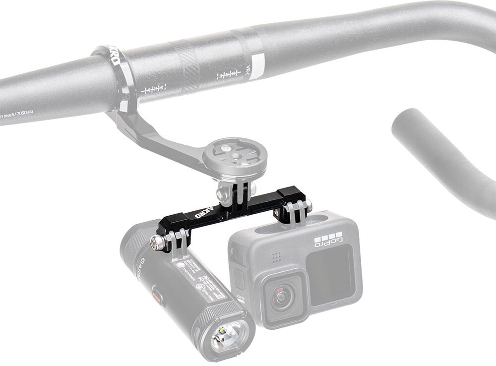 Akro Dual Extensor Front Combo Extensor Universal Handlebar Cycling Mount 110mm Black One Size unisex