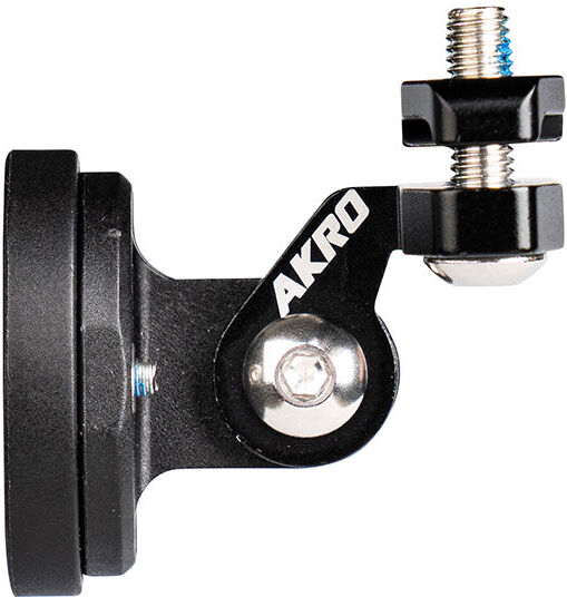 Akro Mount Saddle Rear Rail Universal Bike Light Support Black One Size unisex