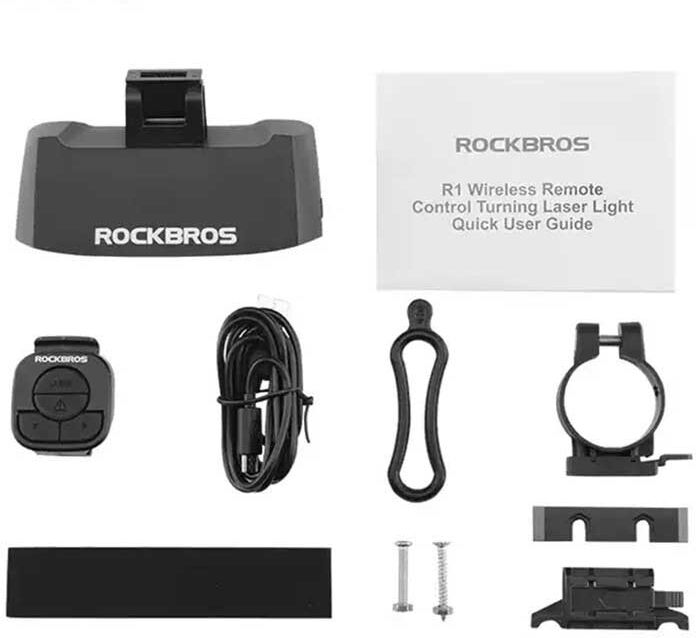 Rockbros Lkwd-r1 Smart Laser Rear Light Black One Size unisex