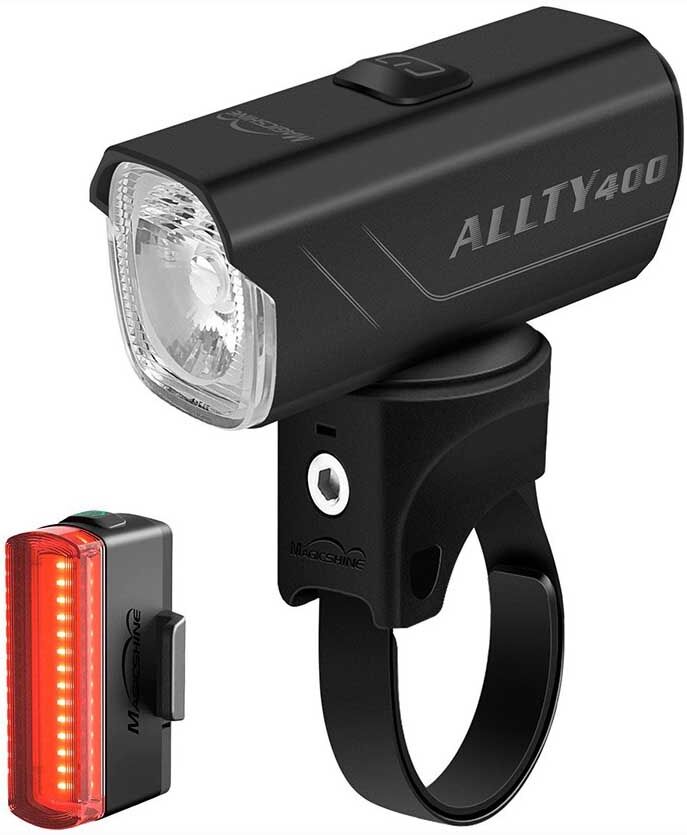 Magic Shine Allty 400 V2.0 + Seemee 20 V2.0 Combo Light Set Black 400/20 Lumens unisex