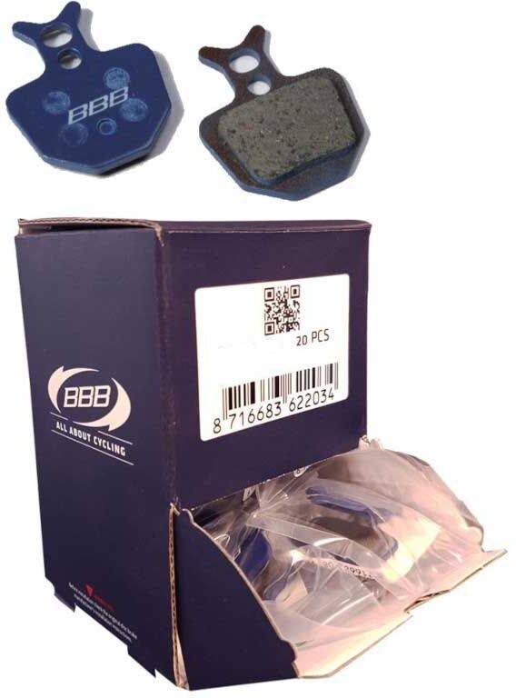 Bbb Discstop Hp Formula Gold Organic Disc Brake Pads 20 Pairs Blue One Size unisex
