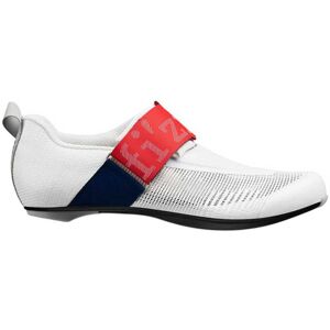 Fizik Transiro Hydra Aeroweave Carbon Road Shoes White/ Red / Blue EU 46 Men,Women Fizik Transiro Hydra Aeroweave Carbon Road Shoes White/ Red / Blue EU 46 Men,Women