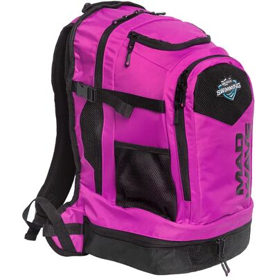 Mad Wave Lane 32L Backpack - Pink - Unisex - Sports Backpack Mad Wave Lane 32L Backpack - Pink - Unisex - Sports Backpack