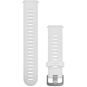 Garmin White Silicone Quick Release Watch Band - Sporty & Water-Resistant Garmin White Silicone Quick Release Watch Band - Sporty & Water-Resistant