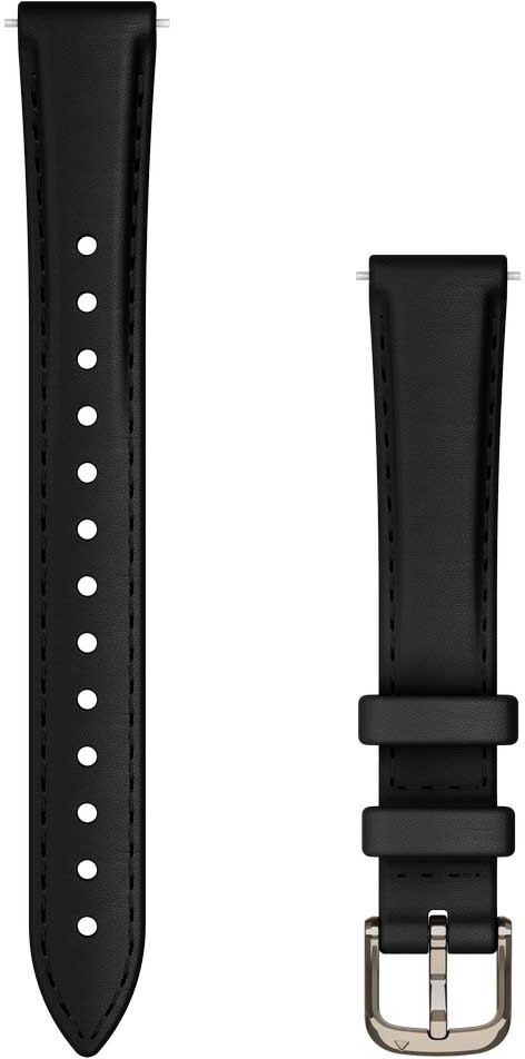 Garmin Lily® 2 14 Mm Leather Strap Black / Cream Gold One Size unisex