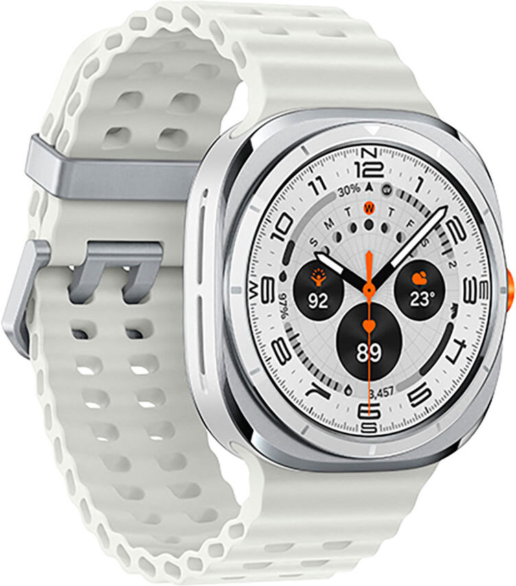 Samsung Galaxy Watch Ultra 47mm Lte (2025) Smartwatch Titanium Silver One Size unisex