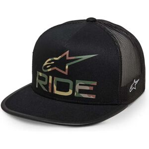 Alpinestars Ride 4.0 Camo Trucker Cap Black One Size Men Alpinestars Ride 4.0 Camo Trucker Cap Black One Size Men