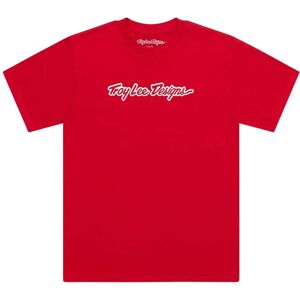 Troy Lee Designs Signature Short Sleeve T-shirt Team Red L Men Troy Lee Designs Signature Short Sleeve T-shirt Team Red L Men