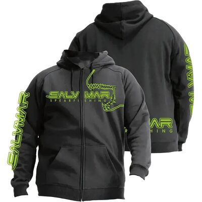 Salvimar Logo Full Zip Sweatshirt Black L Men Salvimar Logo Full Zip Sweatshirt Black L Men