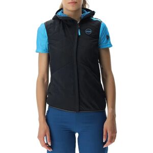 Uyn Crossover Padded Gilet Black / Black / Sodalite Blue M Women Uyn Crossover Padded Gilet Black / Black / Sodalite Blue M Women