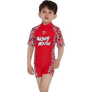 Speedo Disney Mickey Mouse All-in-one Uv Short Sleeve Jumpsuit Risk Red / Black / White 6 Years Boys,Girls Speedo Disney Mickey Mouse All-in-one Uv Short Sleeve Jumpsuit Risk Red / Black / White 6 Years Boys,Girls
