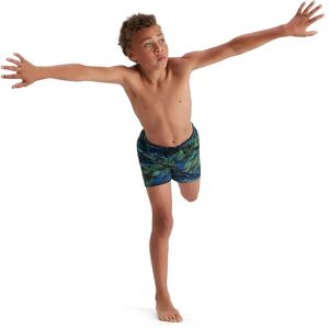 Speedo Printed 13´´ Swimming Shorts Black / Blue Flame / Neon Absinthe / Mercurial Blue 10-11 Years Boys Speedo Printed 13´´ Swimming Shorts Black / Blue Flame / Neon Absinthe / Mercurial Blue 10-11 Years Boys