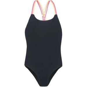 Aquawave Harma Junior Swimsuit Black / Fandango Pink 146 cm Girls Aquawave Harma Junior Swimsuit Black / Fandango Pink 146 cm Girls