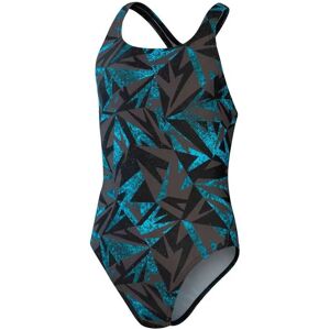 Speedo Hyper Boom Allover Medalist Swimsuit Black / Bolt / Dove Grey 5-6 Years Girls Speedo Hyper Boom Allover Medalist Swimsuit Black / Bolt / Dove Grey 5-6 Years Girls