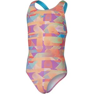 Speedo Girls Digital Allover Leaderback Swimsuit - Pink/Blue/Orange - Swimsuit Speedo Girls Digital Allover Leaderback Swimsuit - Pink/Blue/Orange - Swimsuit