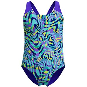 Speedo Digital Allover Swimsuit Indigo Glow 5-6 Years Girls Speedo Digital Allover Swimsuit Indigo Glow 5-6 Years Girls