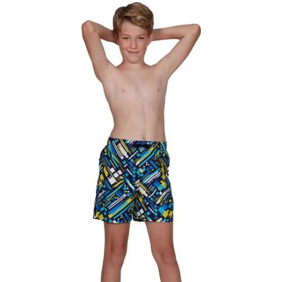 Speedo Glitchwarp Allover 15´´ Swimming Shorts True Navy / Bondi Blue / Empire Yellow / White 13-14 Years Boys Speedo Glitchwarp Allover 15´´ Swimming Shorts True Navy / Bondi Blue / Empire Yellow / White 13-14 Years Boys