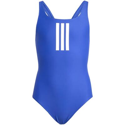 Adidas 3 Stripes Swimsuit Semi Lucid Blue / White 4-5 Years Girls Adidas 3 Stripes Swimsuit Semi Lucid Blue / White 4-5 Years Girls