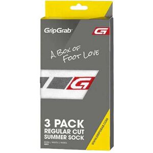 Gripgrab Classic Regular Cut Socks 3 Pairs White EU 44-47 Men Gripgrab Classic Regular Cut Socks 3 Pairs White EU 44-47 Men