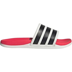 Adidas Adilette Comfort 2.0 Slides Crystal White / Core Black / Lucid Red UK 11 Men,Women Adidas Adilette Comfort 2.0 Slides Crystal White / Core Black / Lucid Red UK 11 Men,Women