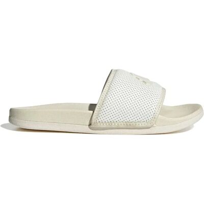 Adidas Adilette Comfort Slides Off White / Zero Met / Wonder White UK 6 Women Adidas Adilette Comfort Slides Off White / Zero Met / Wonder White UK 6 Women