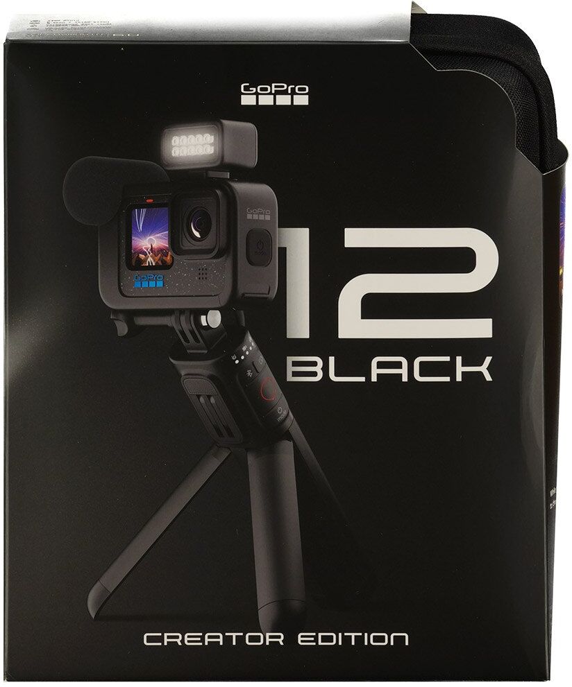Gopro Hero12 Black Creator Edition Action Camera Black One Size unisex