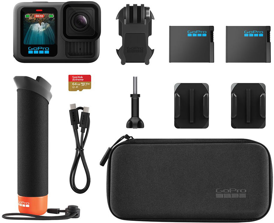 Gopro Hero 13 Black Action Camera Black One Size unisex