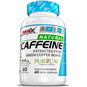 Amix Natural Caffeine Capsules Neutral Flavour 60 Units Multicolor One Size unisex Amix Natural Caffeine Capsules Neutral Flavour 60 Units Multicolor One Size unisex