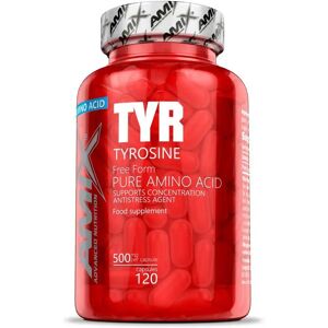 Amix Tyrosine Tablets Box Neutral Flavour 120 Units One Size unisex Amix Tyrosine Tablets Box Neutral Flavour 120 Units One Size unisex