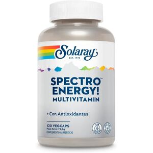 Solaray Spectro Energy! Multi-vita-min Capsules 120 Units One Size unisex Solaray Spectro Energy! Multi-vita-min Capsules 120 Units One Size unisex