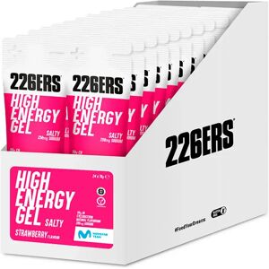 226ers High Sodium-salty Energy Gels Box Strawberry 76g 24 Units One Size unisex 226ers High Sodium-salty Energy Gels Box Strawberry 76g 24 Units One Size unisex