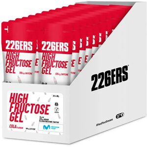 226ers High Fructose Energy Gels Box Cola 80g 24 Units One Size unisex 226ers High Fructose Energy Gels Box Cola 80g 24 Units One Size unisex
