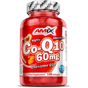 Amix Coenzym Q10 60mg Capsules 100 Units One Size unisex Amix Coenzym Q10 60mg Capsules 100 Units One Size unisex