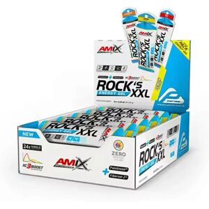 Amix Performance Rock´s Xxl Energy Gels Box Lemon 65g 24 Units Multicolor One Size unisex Amix Performance Rock´s Xxl Energy Gels Box Lemon 65g 24 Units Multicolor One Size unisex