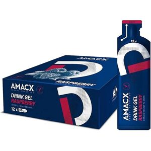 Amacx Energy Gels Box Raspberry 60ml 12 Units Blue One Size unisex Amacx Energy Gels Box Raspberry 60ml 12 Units Blue One Size unisex