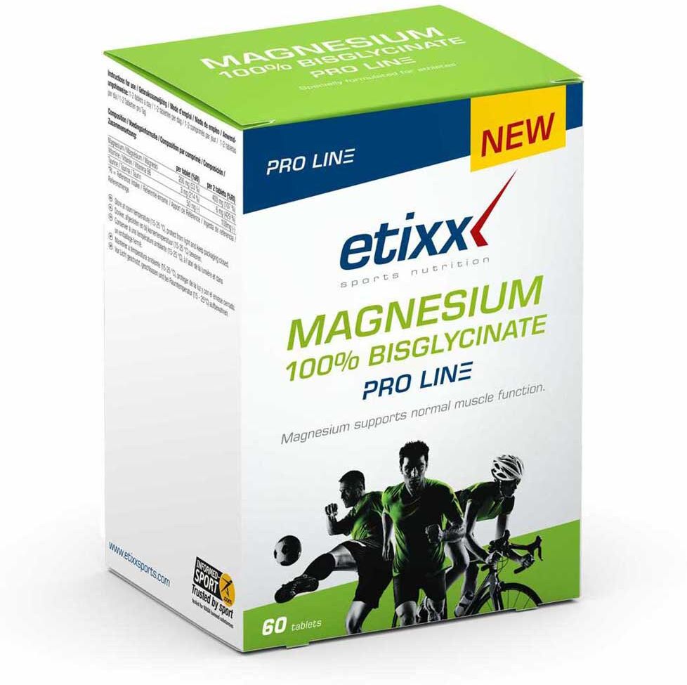 Etixx Magnesium 100% Bisglycinate Pro-line Supplement 60 Units One Size unisex
