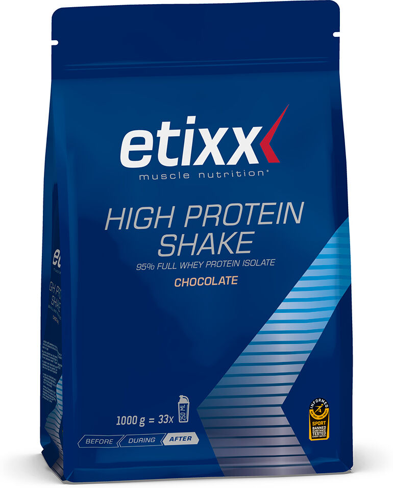 Etixx High Protein Shake 1000g Protein Chocolate One Size unisex