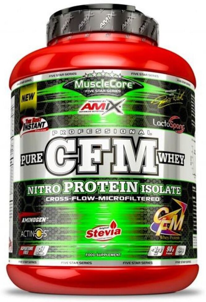 Amix Pure Cfm Nitro Isolate Whey Protein Double Chocolate 1kg Uncolor One Size unisex