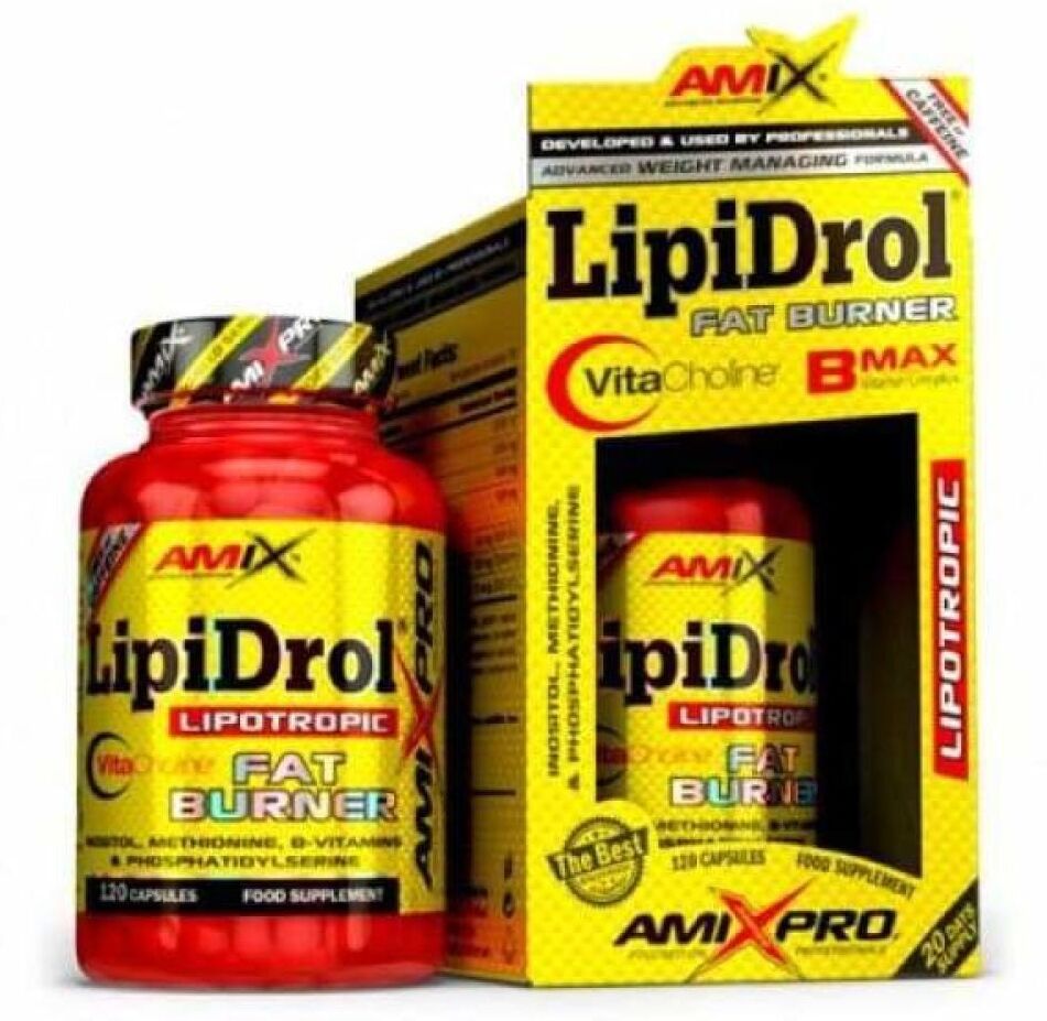 Amix Lipidrol Fat Burner 120 Units Uncolor One Size unisex