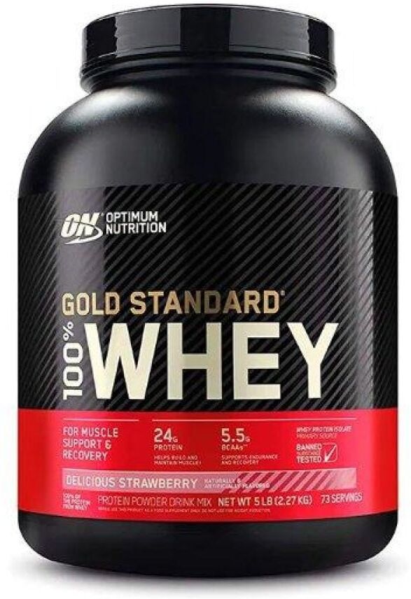 Optimum Nutrition 100% Pure Whey Protein Vanilla Ice Cream 2270g Uncolor One Size unisex
