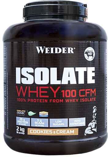 Weider 100 Cfm Isolate Whey Protein Cookies&cream 2000g One Size unisex