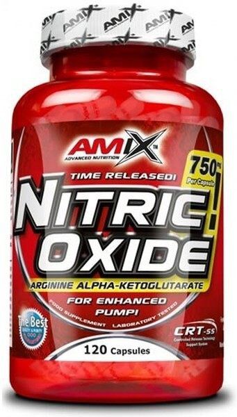 Amix Nitric Oxide Capsules 120 Units Clear One Size unisex