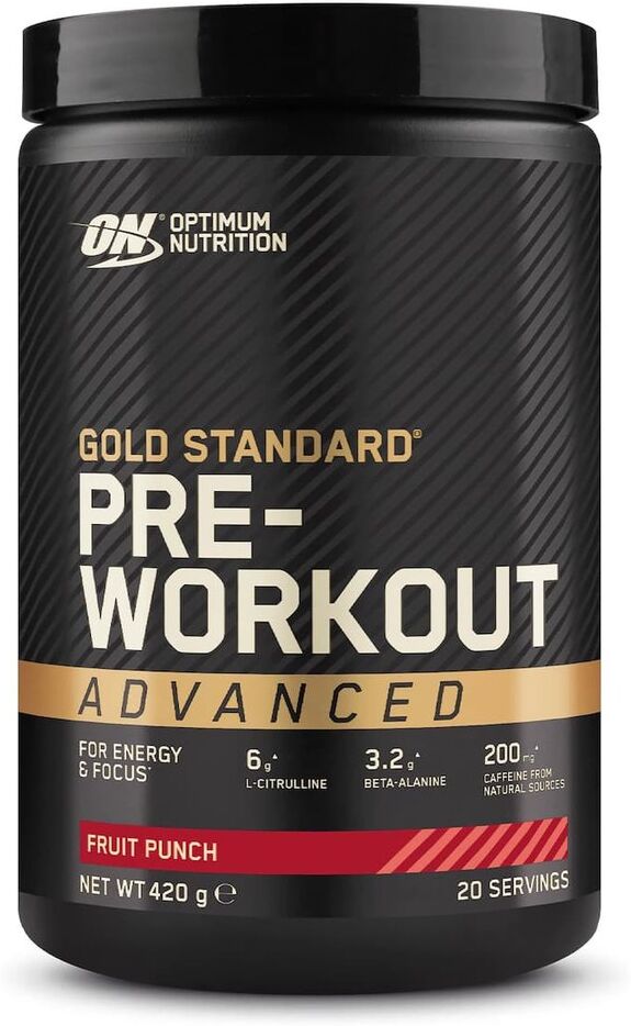 Optimum Nutrition Gold Standard Pre-workout Advanced Monohydrate Creatine Powder Fruit Punch 420g Multicolore One Size unisex