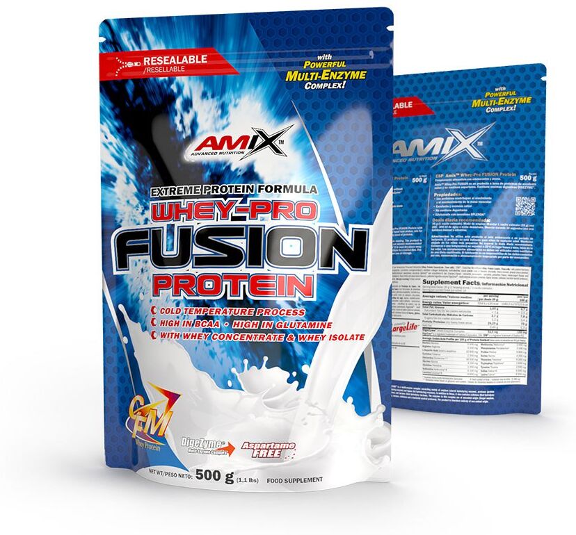 Amix Fusion Isolate Whey Protein Vanilla 500g Blue One Size unisex
