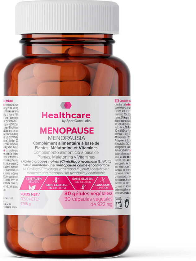 Sportdone Menopause Contributes To Women´s Well-being Vegetarian Capsules 30 Units One Size unisex