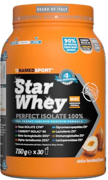 Named Sport Star Isolate Whey Protein Delice Hazelnut 750g Multicolor One Size unisex
